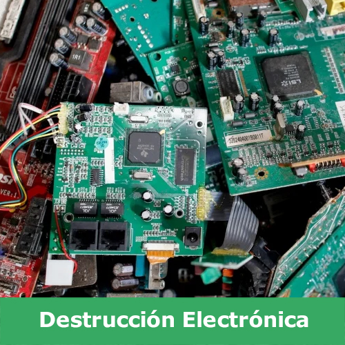 destruccion electronica
