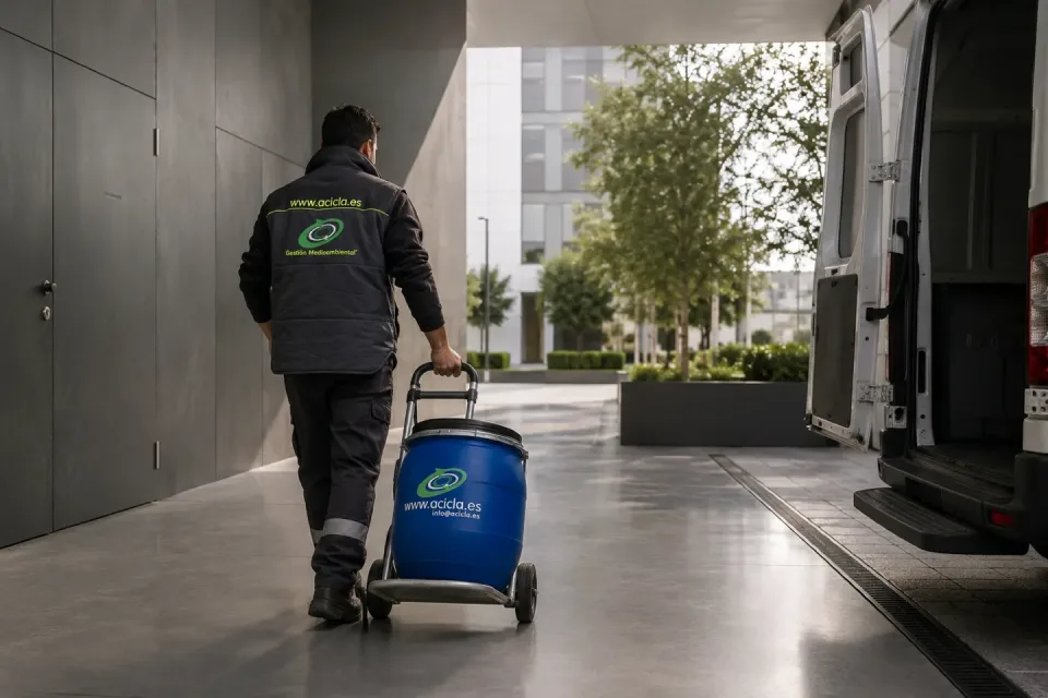 Recogida Programada y puntual Residuos Peligrosos