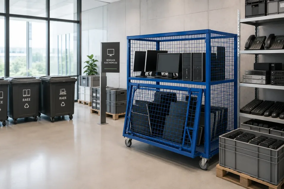 Residuos electrónicos puntos limpios empresas